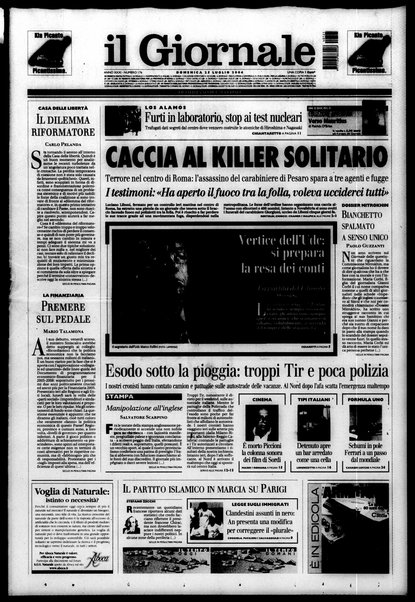 Il giornale : quotidiano del mattino